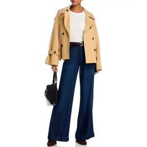 7 For All Mankind Modern Dojo High Rise Flair Trouser Jeans NWT Size 28